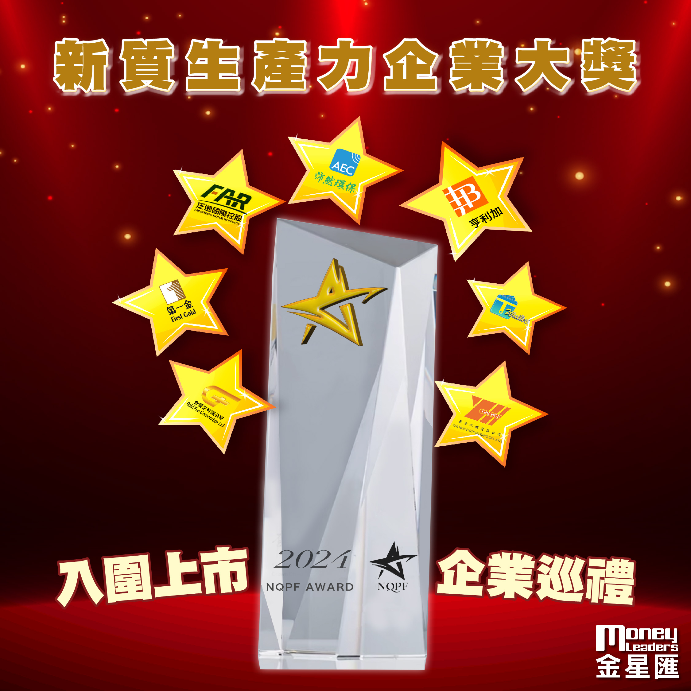 新質生產力企業大獎 入圍上市企業巡禮