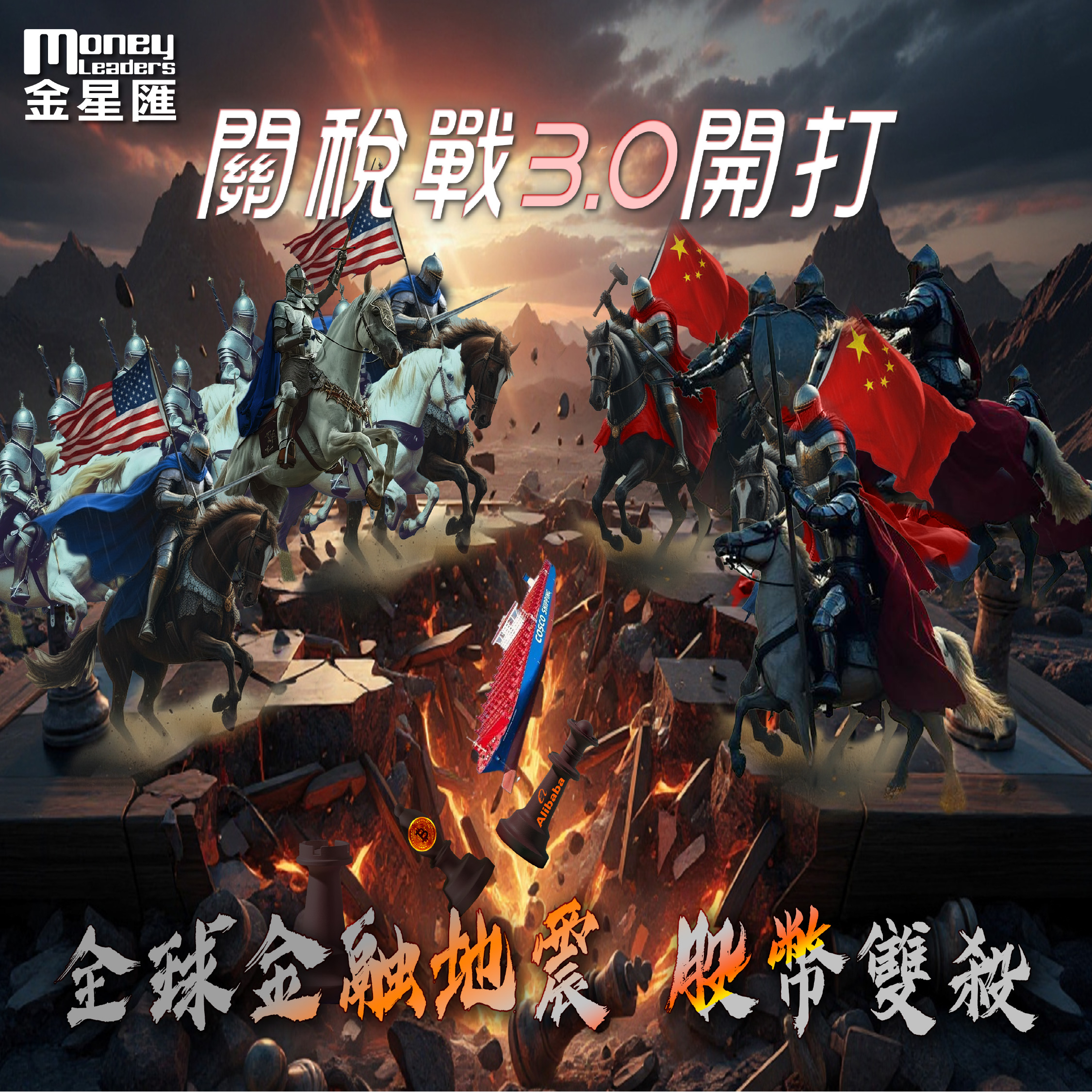 關稅戰3.0開打 全球金融地震 股幣雙殺
