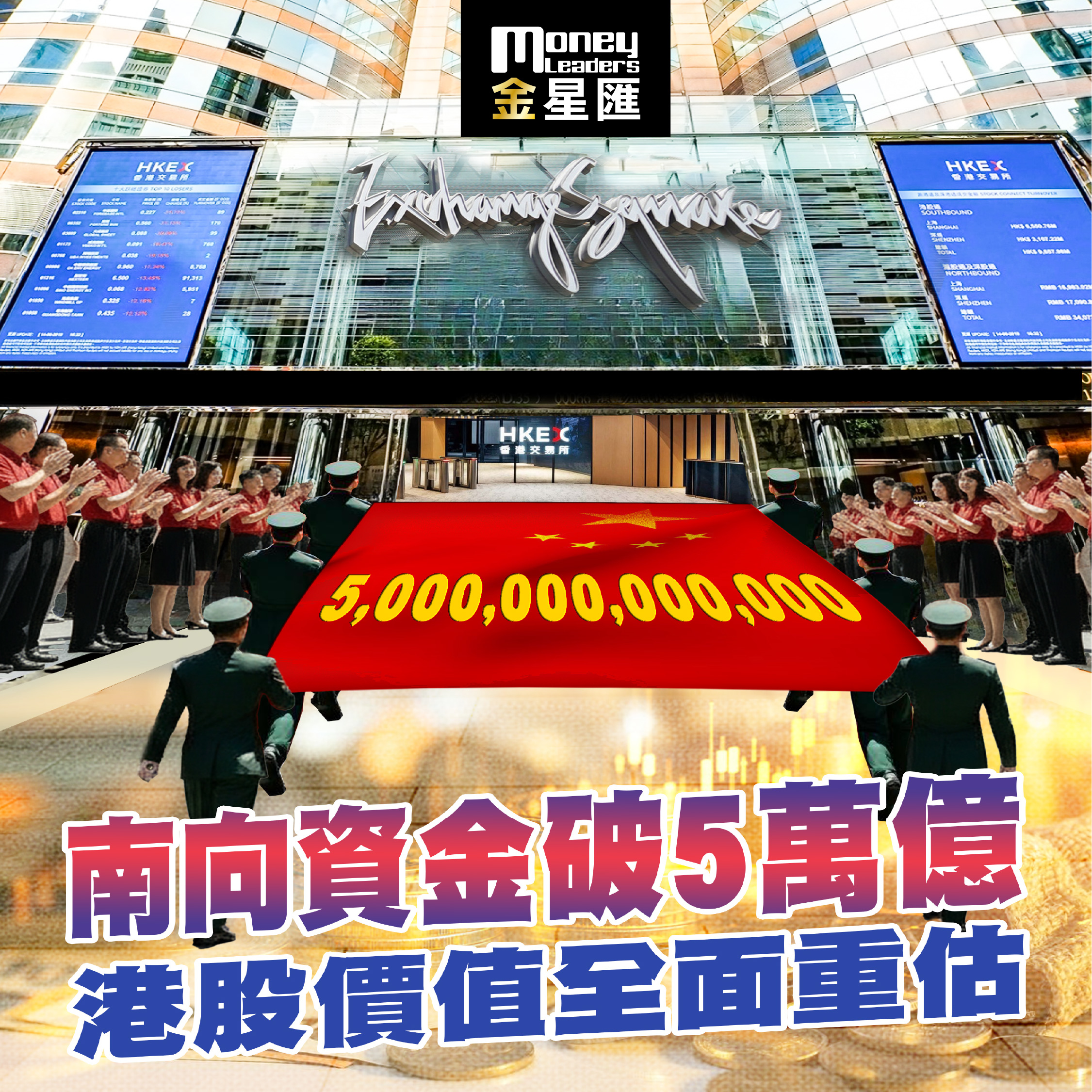 南向資金破5萬億 港股價值全面重估